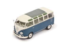 Schuco 451320005 - I - VW T1 Samba Bus - blau/weiß